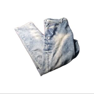 Bleecker & Mercer Men's 36/30 Stone Wash Denim Tapered Fit Jeans